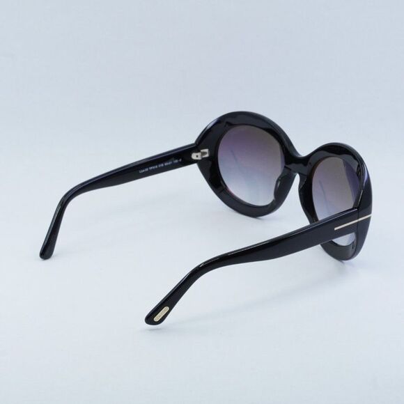 💯 NEW TOM FORD LIYA 02 FT0918 01B BLACK/GREY SUNGLASSES - Picture 10 of 11